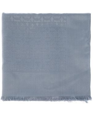 Ferragamo Monogram Scarf - Blue