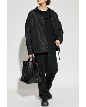 McQueen Sweatshirt With Logo - Black