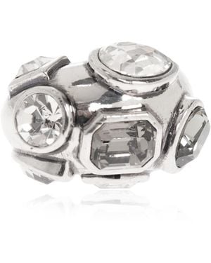 Etro Ring With Crystals - Metallic