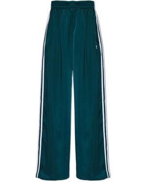 adidas Originals Wide-leg Sweatpants, - Green