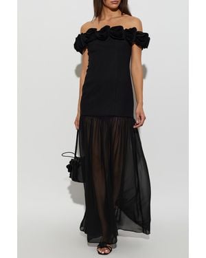 ROTATE BIRGER CHRISTENSEN Off-Shoulder Dress - Black