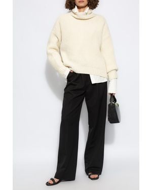 Anine Bing Carrie Wool Pants - Black