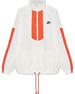 Nike Jacket With Logo - Red