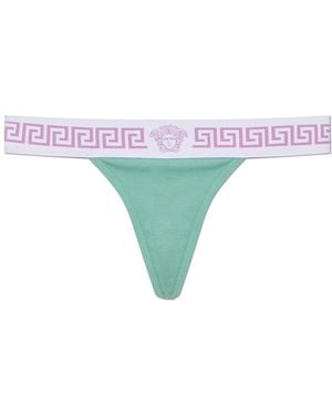 Versace Cotton Thongs - Blue