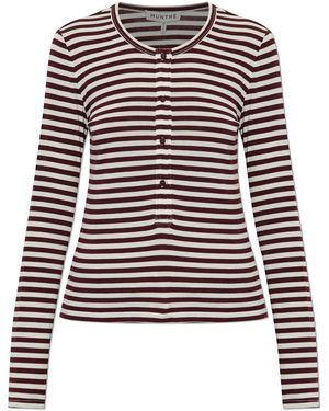 Munthe Long-Sleeve T-Shirt 'Levoma' - White