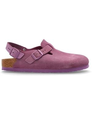 Birkenstock 'Tokio Ii Suede' Shoes - Purple