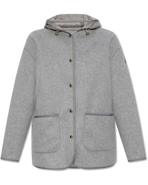 Moncler Down Jacket 'Reposse' - Grey