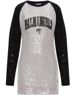 Palm Angels Sequin Dress - Black