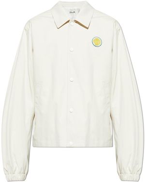 Bally Jacket With Logo Patch - White
