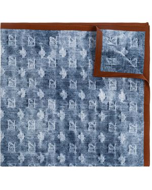 DSquared² Monogram Scarf - Blue