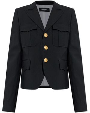 DSquared² Wool Blazer - Black