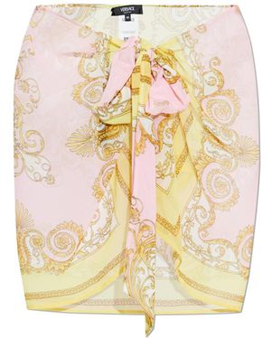 Versace Transparent Pareo - White