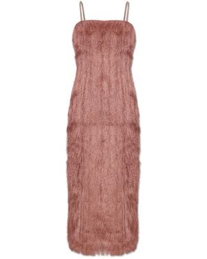 Balmain Dress With Fringes - White