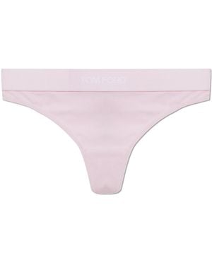 Tom Ford Strings With Logo - Pink
