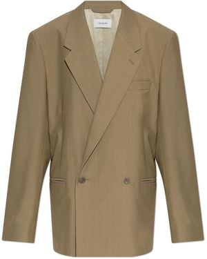 Lemaire Double-Breasted Blazer - Green