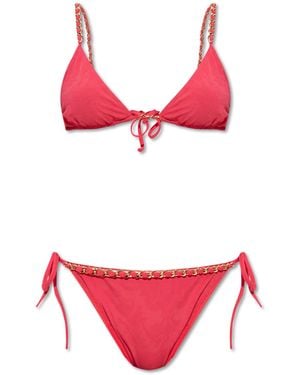 Balmain Two-Piece Swimsuit - Red