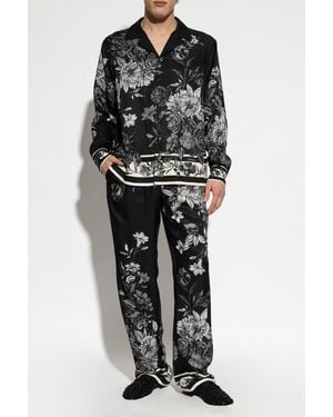 Dolce & Gabbana Silk Shirt - Black