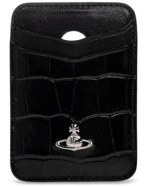 Vivienne Westwood Magsafe Card Case - Black
