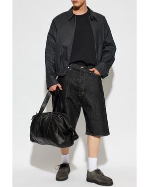 Studio Nicholson 'Marylebone' Denim Shorts - Black