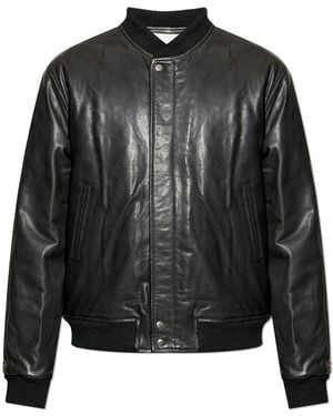 Isabel Marant Leather Jacket 'Blaike' - Black