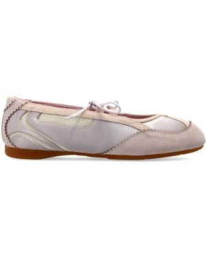 DIESEL 'D-Mile' Ballet Flats - White