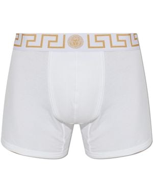 Versace Cotton Boxers - White
