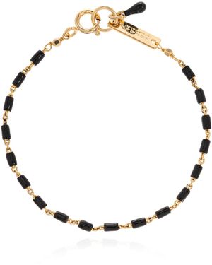 Isabel Marant Bracelet With Engraved Logo - Metallic