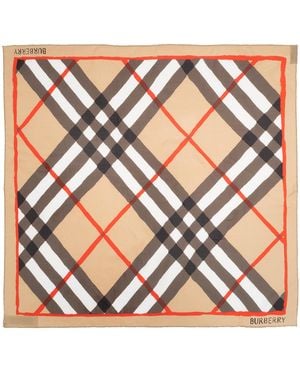 Burberry Silk Scarf - Pink