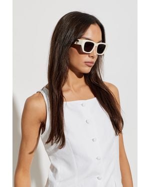 Palm Angels Sunglasses - White