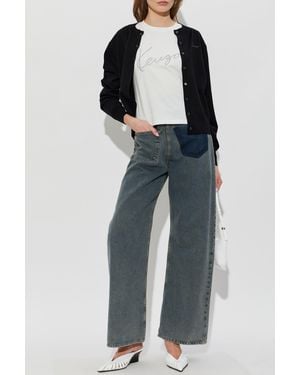 KENZO T-Shirt With Logo - White