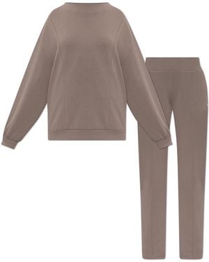 EA7 Tracksuit Set: Sweatshirt And Pants - Natural