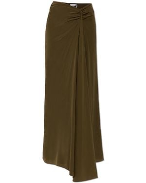 McQueen Silk Skirt - Green