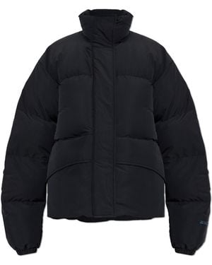 Jil Sander Down Jacket With Stand-Up Collar - Blue