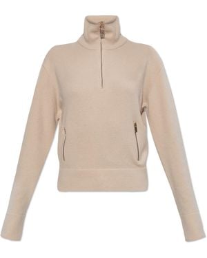 Victoria Beckham Cashmere Jumper - Natural