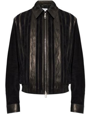 Versace Leather Jacket - Black