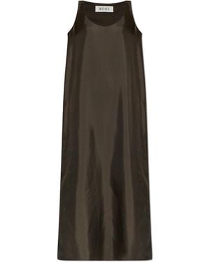 Rohe Silk Dress With Spaghetti Straps - Brown