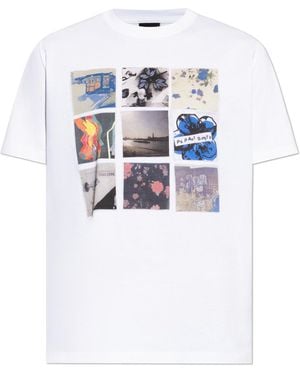 Paul Smith T-Shirt With Colourful Print - White