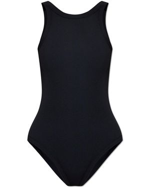 TOTEME Ribbed Bodysuit - Black