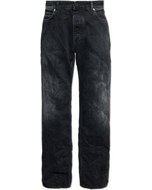 Balenciaga Jeans With Vintage Effect - Black