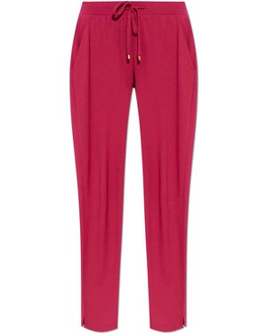 Hanro Top From The 'Sleep & Lounge' Collection - Red