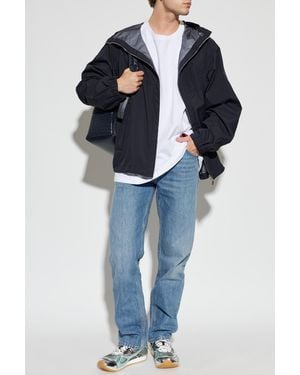 Bottega Veneta Hooded Jacket - Blue