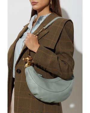 Chloé 'Chain Horse' Leather Shoulder Bag - Brown