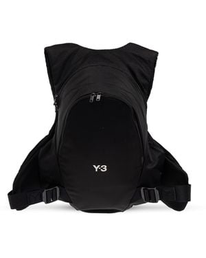 Y-3 Backpack With Logo - Black