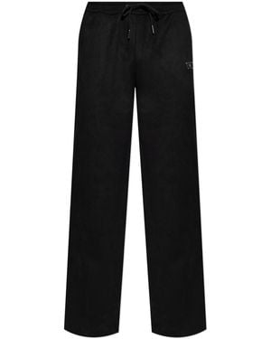 MISBHV Suede-Effect Trousers - Black