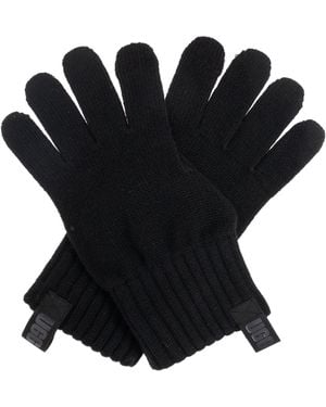 UGG Gloves With Logo Patch - Black