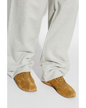 Ami Paris Leather Sports Shoes - Brown