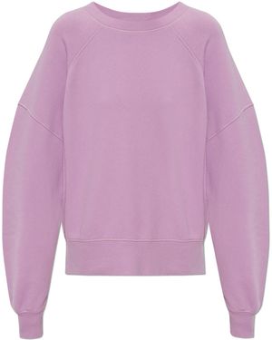 American Vintage Loose-Fit Sweatshirt - Purple
