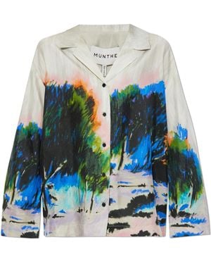 Munthe Silk Shirt - White