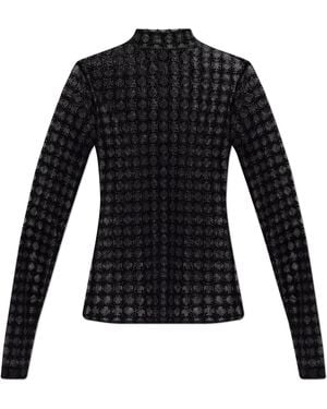 Amiri Transparent Top - Black
