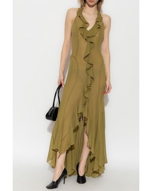 MISBHV Dress With Ruffles - Green